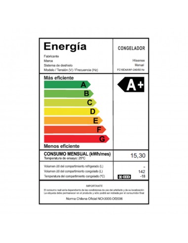 freezer 144L Directo Dual Hisense