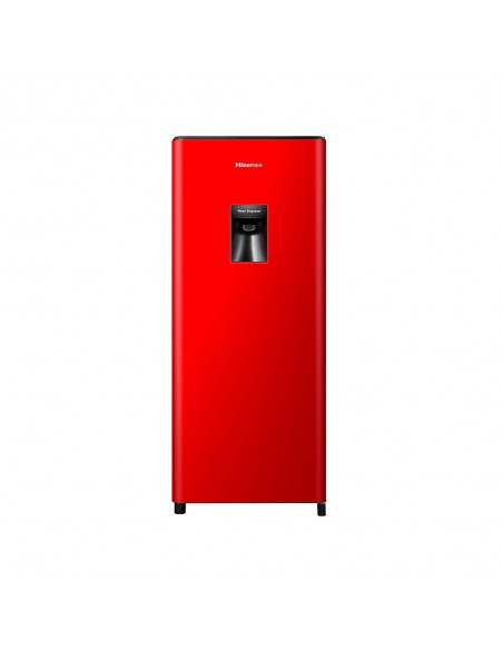 Refrigerador HRO179RD Single Door frost 177Lt Rojo Hisense