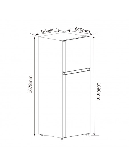 Refrigerador RD42WR Top mount no frost 324L Hisense