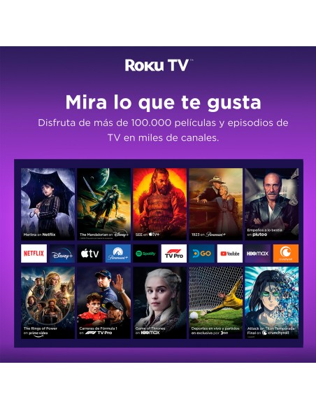 Smart TV 40” HD ROKU CAIXUN