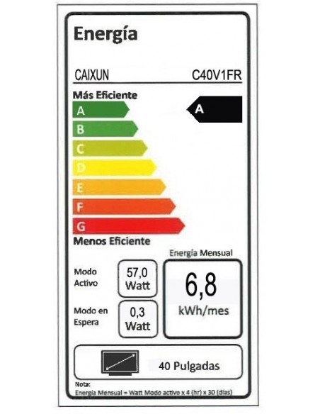 Smart TV 40” HD ROKU CAIXUN