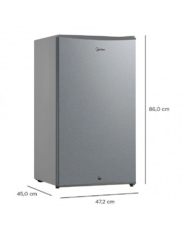 Frigobar MDRD142FGE50 Silver MIDEA