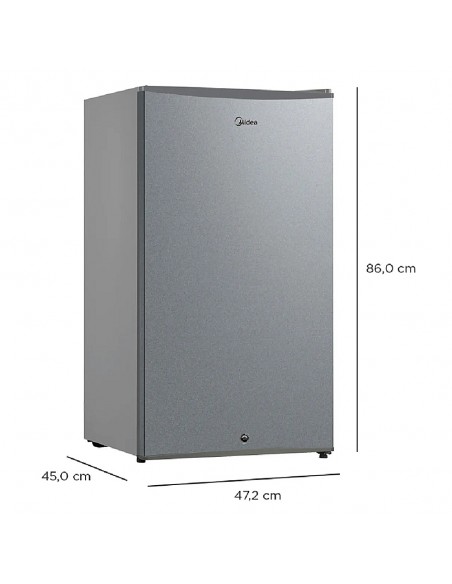 Frigobar MDRD142FGE50 Silver MIDEA