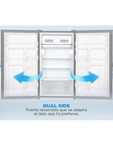 Frigobar MDRD142FGE50 Silver MIDEA