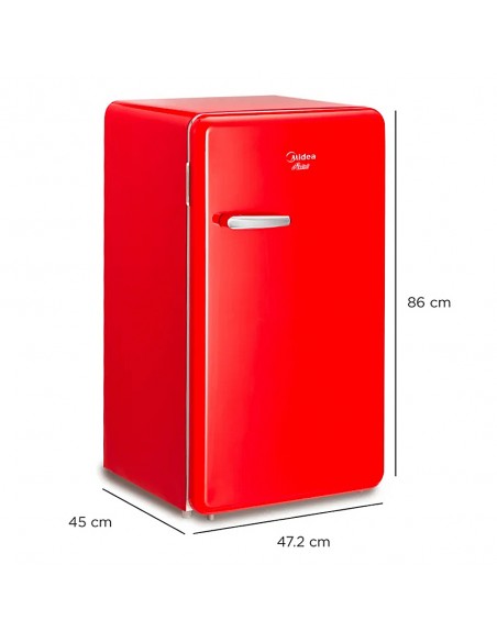 Frigobar MDRD142FGE13 RED MIDEA