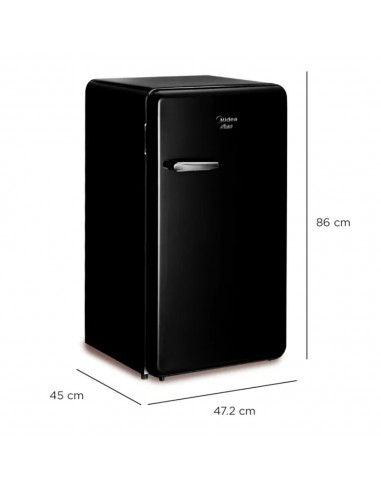 Frigobar MDRD142FGE30 BLACK MIDEA