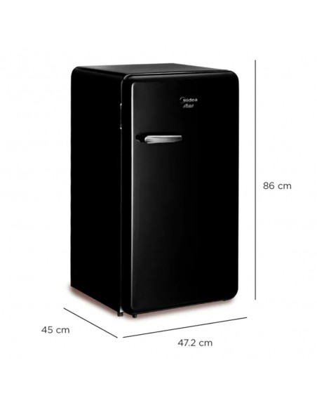 Frigobar MDRD142FGE30 BLACK MIDEA