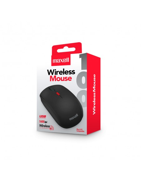 Mouse inalámbrico MOWL-100 negro Maxell