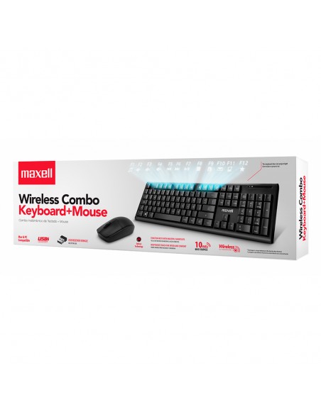 Combo Teclado y Mouse inálambrico WKBC-200 Maxell