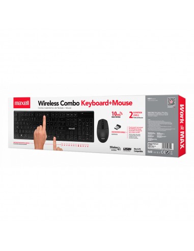 Combo Teclado y Mouse inálambrico WKBC-200 Maxell