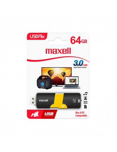 Pendrive Flix 64GB 3.2 Maxell