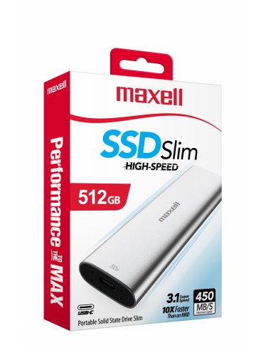 Disco Duro Solido Ssd Maxell Externo 512GB 3.1...