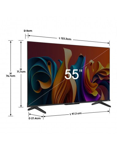 Smart TV QLED 4K UHD 55" Hisense
