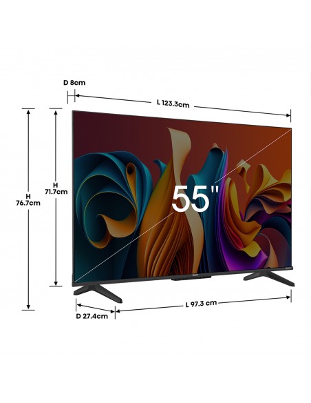 Smart TV QLED 4K UHD 55" Hisense