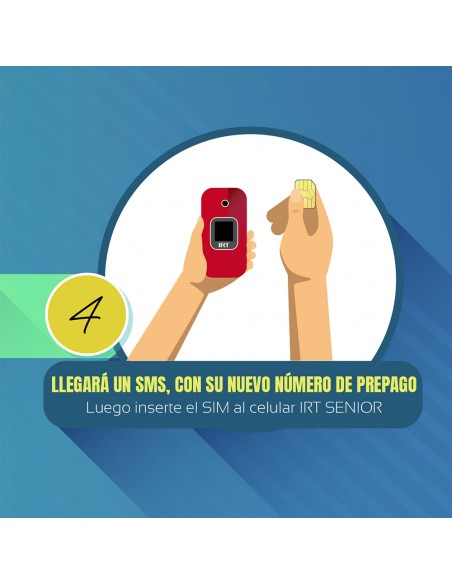 Celular Senior 4G Clamshell Rojo IRT