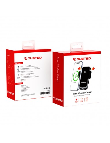 Cargador inalámbrico Robot Dusted para auto