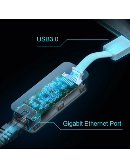 ADAPTADOR DE RED USB 3.0 A ETHERNET GIGABIT UE300