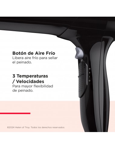 Secador Negro Control Frizz Revlon